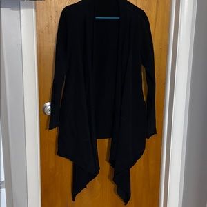Comfy Long Black Zara Cardigan
